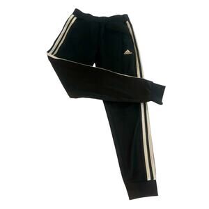 Adidas Black/Rose Gold Joggers Girls Size M(10/12)